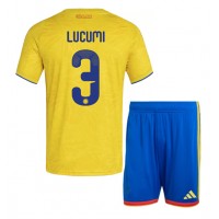 Colombia Jhon Lucumi #3 Hemmaställ Barn VM 2026 Korta ärmar (+ Korta byxor)